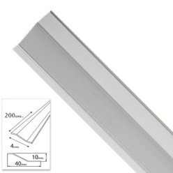 Tapajuntas Adhesivo Para Ceramica Metal Plata 200,0 cm,