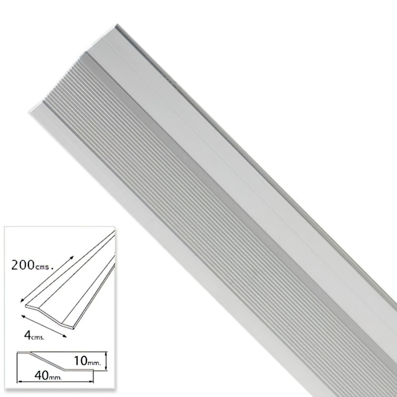 Tapajuntas Adhesivo Para Ceramica Metal Plata 200,0 cm,