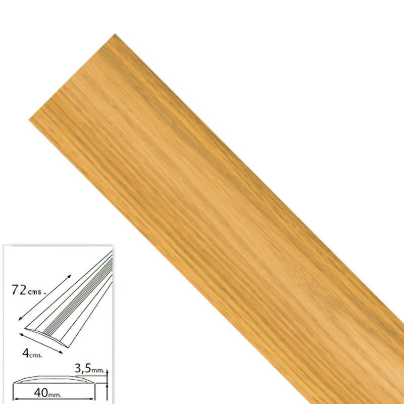 Tapajuntas Adhesivo Para Moquetas Metal Roble   82,0 cm,