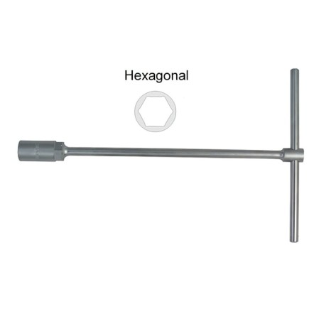 Llave Vaso Maurer Mango "T"  13 mm,