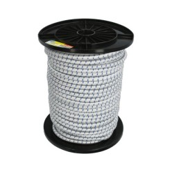 Cuerda Elástica Forrada   10 mm, Rollo de 100 metros
