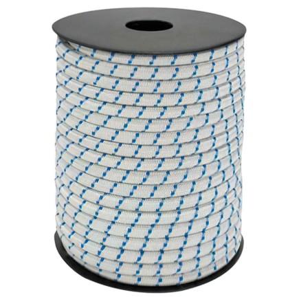 Cuerda Elástica Forrada    6 mm, Rollo de 100 metros