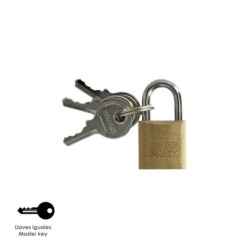 Candado Laton Arco Normal 20 mm,