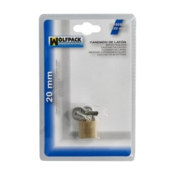 Candado Laton Arco Normal 20 mm,