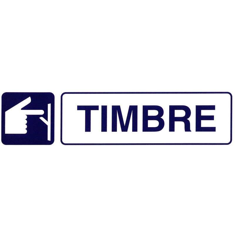 Rotulo Adhesivo 250x63 mm, Timbre