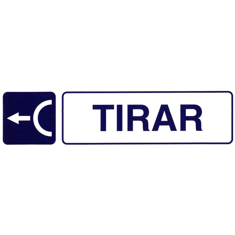 Rotulo Adhesivo 250x63 mm, Tirar