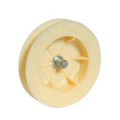 Disco Persiana Plastico Espiga Metal 120x40 mm, Cinta 18 mm,