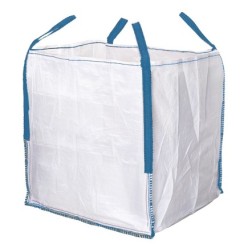 Saco Obra Big Bag Rafia  90x90x90cm, Carga máxima seg, 1,000Kg,