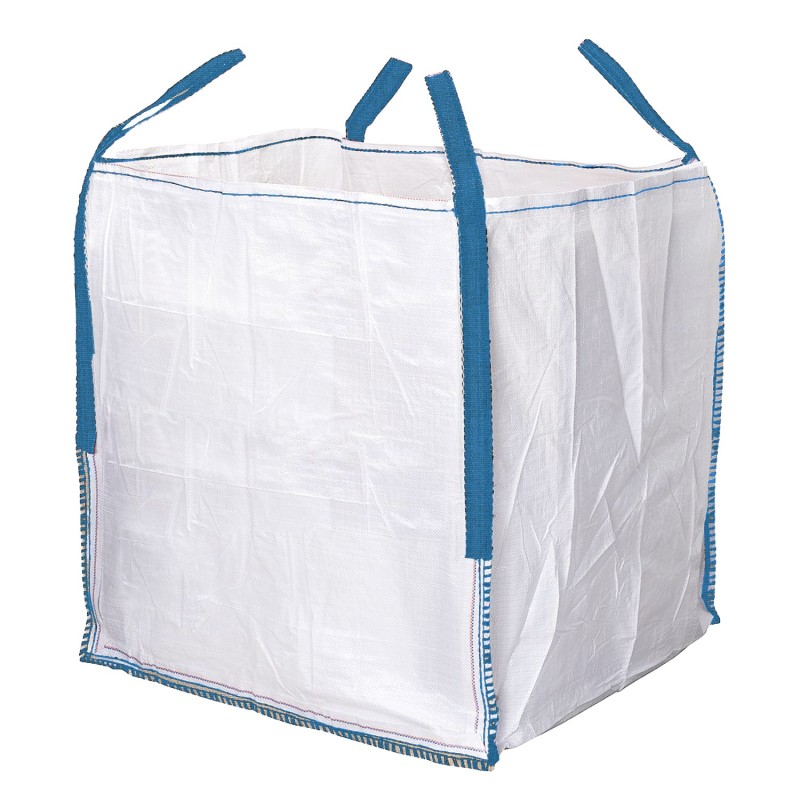 Saco Obra Big Bag Rafia  90x90x90cm, Carga máxima seg, 1,000Kg,