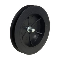 Disco Persiana Plastico Espiga Metalica 136x40 mm, Cinta 14 mm,