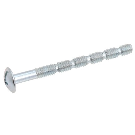 Tornillo Multicorte Para Tiradores M4x45 mm, (Caja 100 unidades), Zincado, Cortable a 20 / 25 / 30 / 35 / 40 mm,