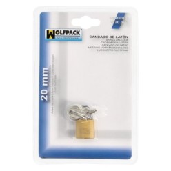 Candado Laton Arco Normal 20 mm,