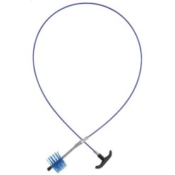 Deshollinador Cepillo Kit Estufas Pellets 2 Metros x 80 mm,