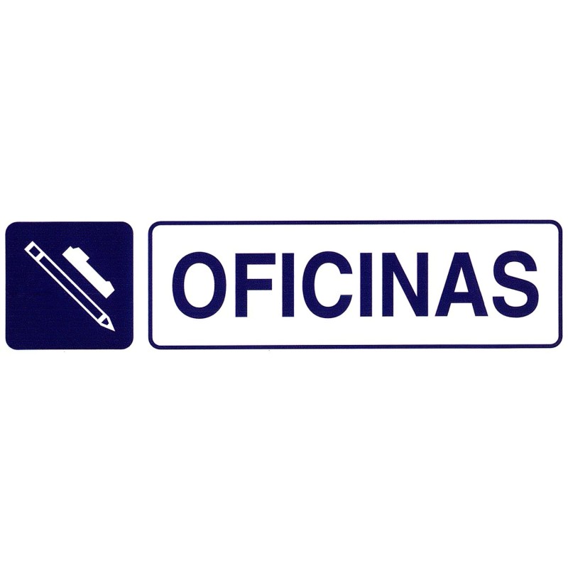 Rotulo Adhesivo 250x63 mm, Oficinas