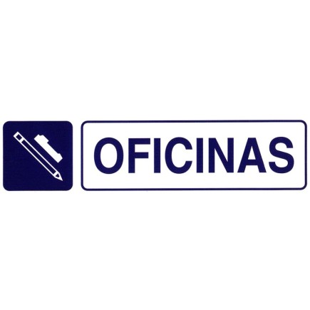 Rotulo Adhesivo 250x63 mm, Oficinas