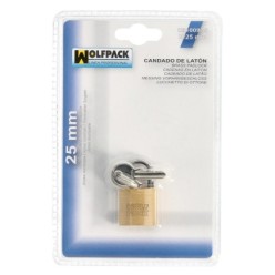 Candado Laton Arco Normal  25 mm,