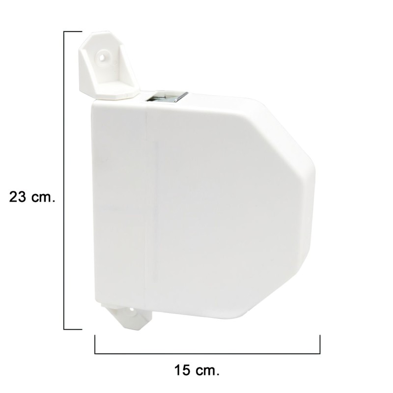 Recogedor Persiana Abatible Blanco Cinta 22 mm,