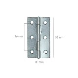 Bisagra 5005 Zincada         2- 1/4" al por Mayor | Almacén de Ferretería
