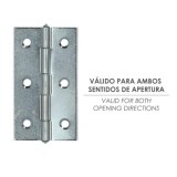 Bisagra 5005 Zincada         2- 1/4" al por Mayor | Almacén de Ferretería