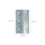 Bisagra 5005 Zincada         2-1/2" al por Mayor | Almacén de Ferretería