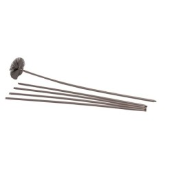 Deshollinador Cepillo Kit Chimeneas 6,7 metros x 250 mm, Diámetro,
