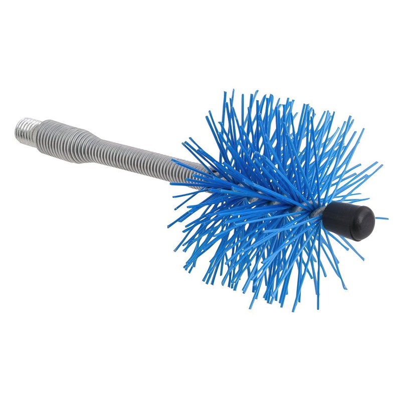 Deshollinador Cepillo Nylon Eje Flexible  80 mm,