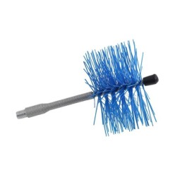 Deshollinador Cepillo Nylon Eje Flexible 100 mm,