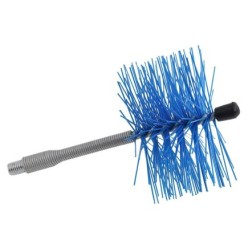 Deshollinador Cepillo Nylon Eje Flexible 120 mm,