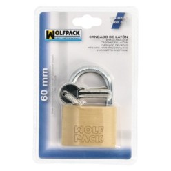 Candado Laton Arco Normal  60 mm,