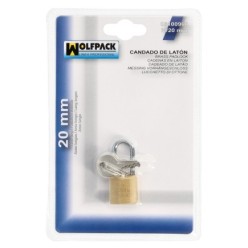 Candado Laton Arco Largo 20 mm,