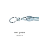 Mosqueton Niquelado Anilla Giratoria 40 mm, al por Mayor | Almacén de Ferretería
