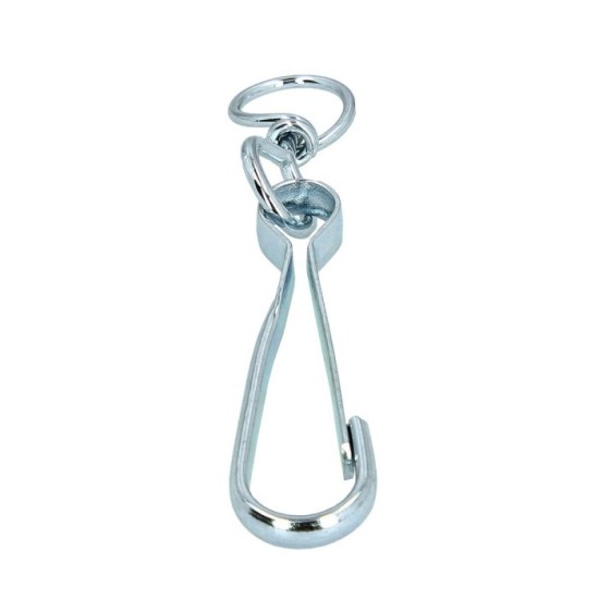 Mosqueton Niquelado Anilla Giratoria 40 mm, al por Mayor | Almacén de Ferretería