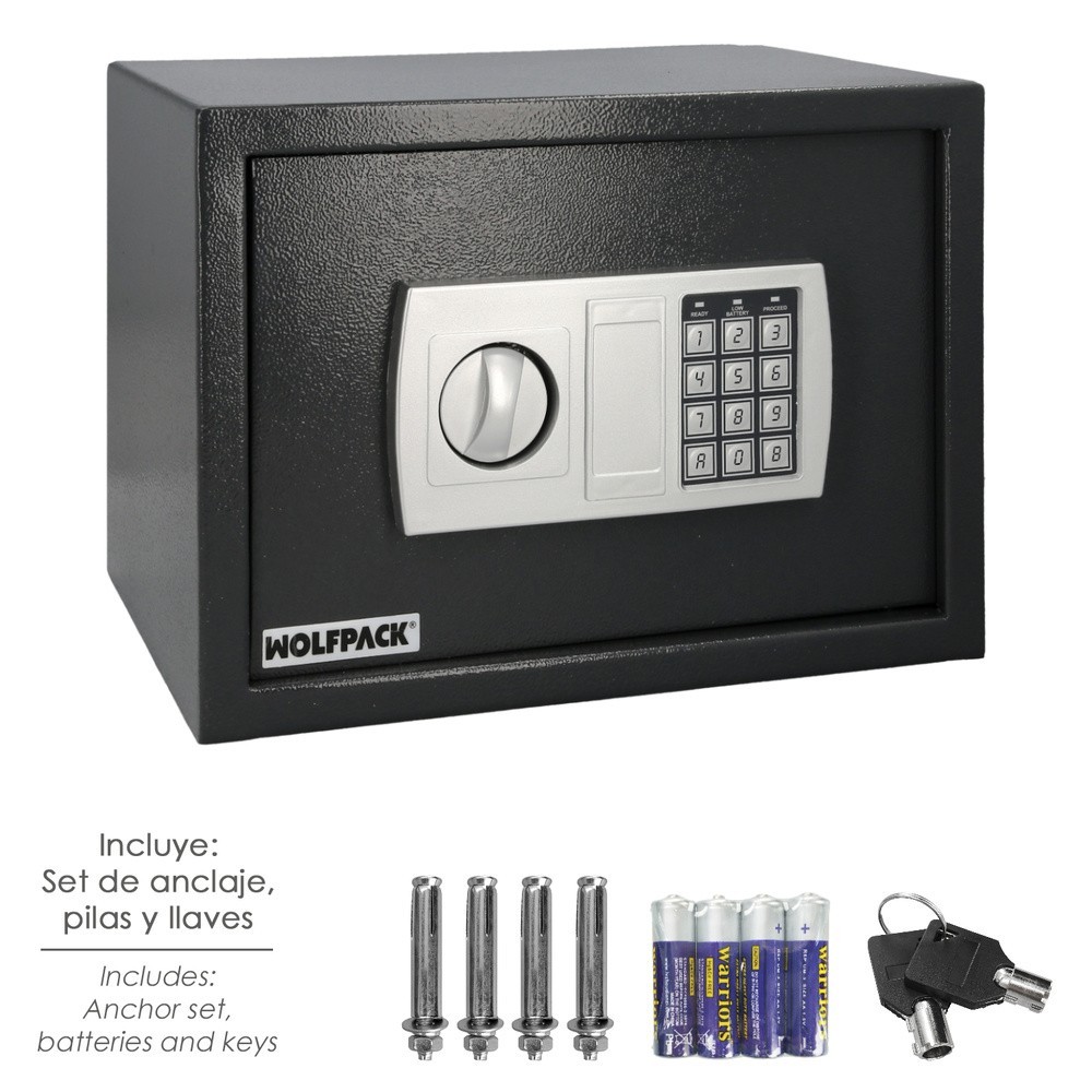 Caja Fuerte Sobreponer Electrica 35x25x25 cm, al por Mayor | Almacén de Ferretería