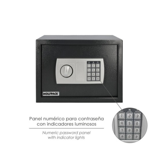 Caja Fuerte Sobreponer Electrica 35x25x25 cm, al por Mayor | Almacén de Ferretería