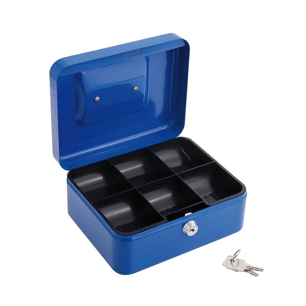 Caja Caudales Wolfpack  Pintada Nº 1   150x115 mm, Con Bandeja Interior al por Mayor | Almacén de Ferretería