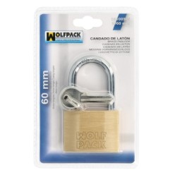 Candado Laton Arco Largo 60 mm,