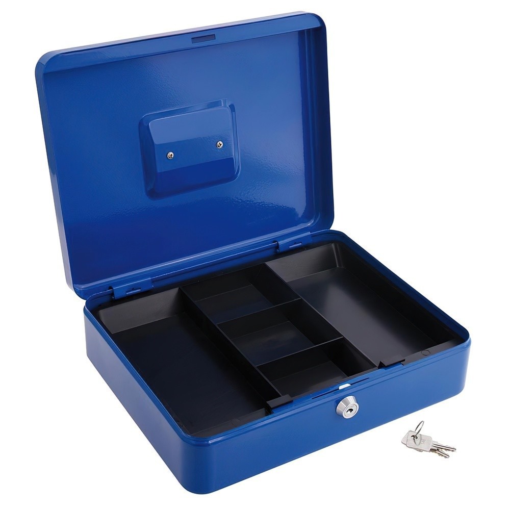 Caja Caudales Wolfpack  Pintada Nº 4   300x235 mm, Con Bandeja Interior al por Mayor | Almacén de Ferretería