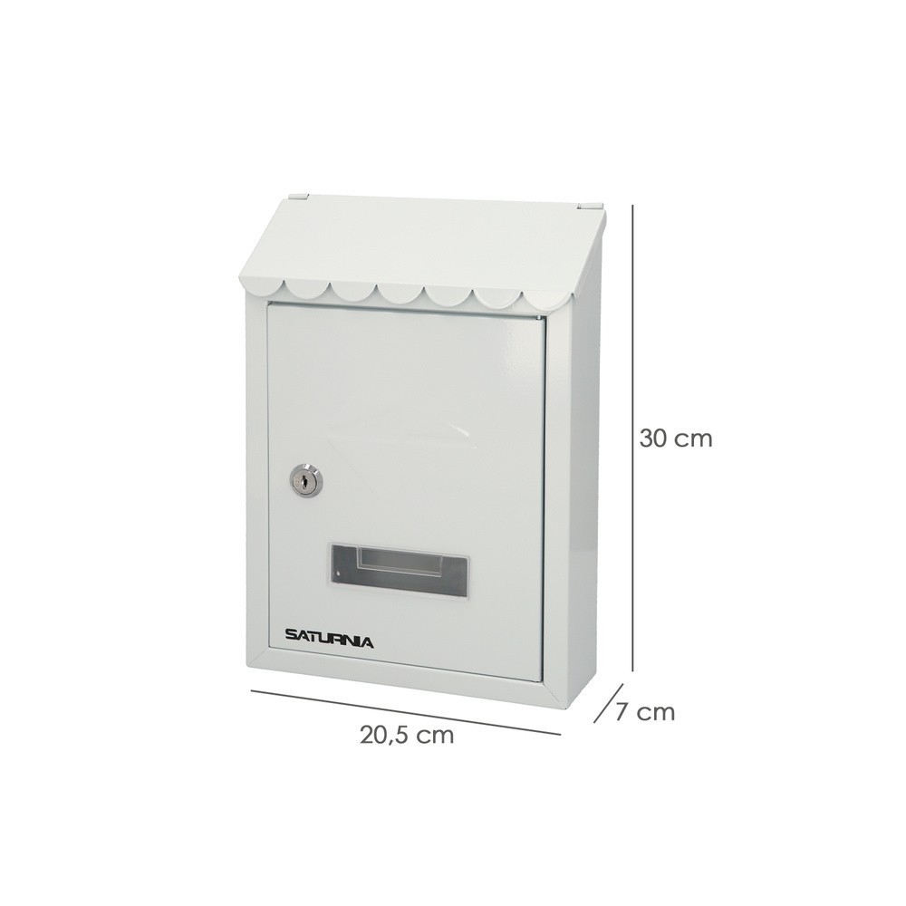 Buzon Exterior 205 x 300 x 70 mm, Blanco al por Mayor | Almacén de Ferretería