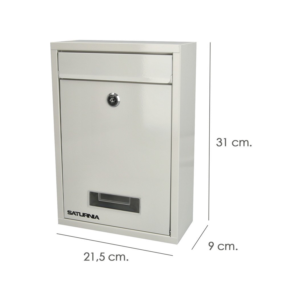 Buzon Square Blanco 26 x 9 x 31 (Alt,) cm, al por Mayor | Almacén de Ferretería