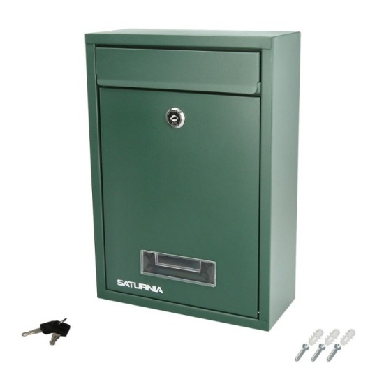 Buzon Square Verde 26 x 9 x 31 (Alt,) cm, al por Mayor | Almacén de Ferretería