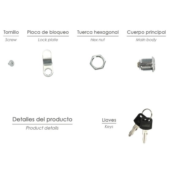 Cerradura Recambio Para Buzon Palace al por Mayor | Almacén de Ferretería