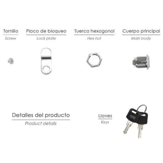 Cerradura Recambio Para Buzon House al por Mayor | Almacén de Ferretería