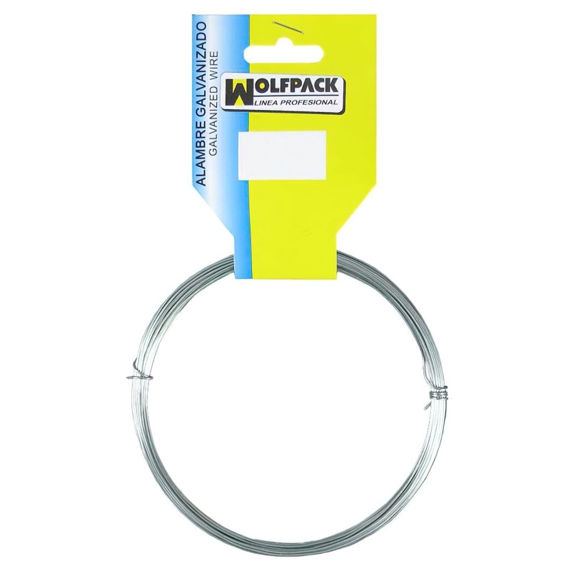 Alambre Galvanizado (Rollo 50 gramos / 18 metros) Nº 1/0,6 mm,