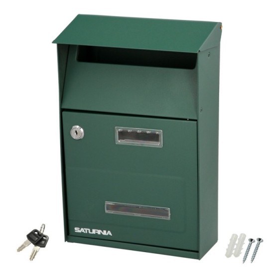 Buzon Exterior Country Verde 215 x 320 x 105 mm, al por Mayor | Almacén de Ferretería