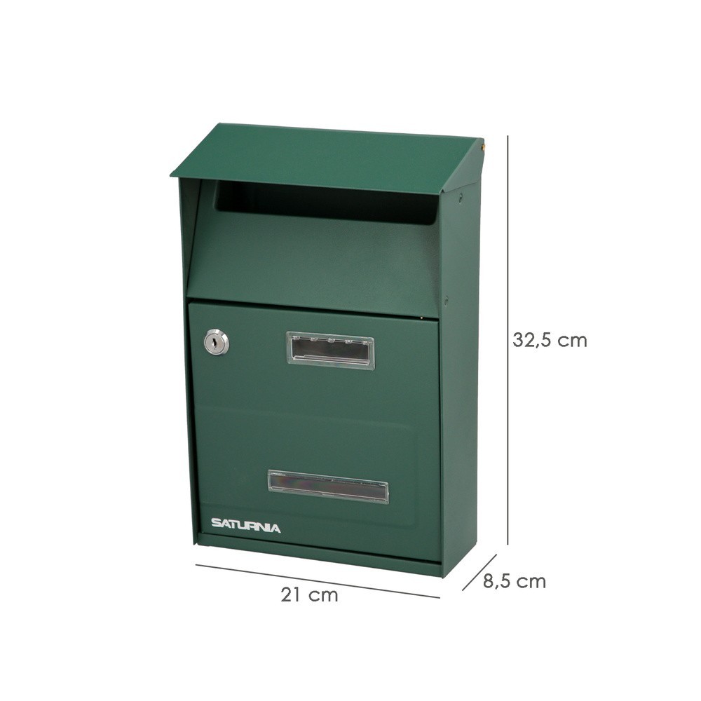 Buzon Exterior Country Verde 215 x 320 x 105 mm, al por Mayor | Almacén de Ferretería