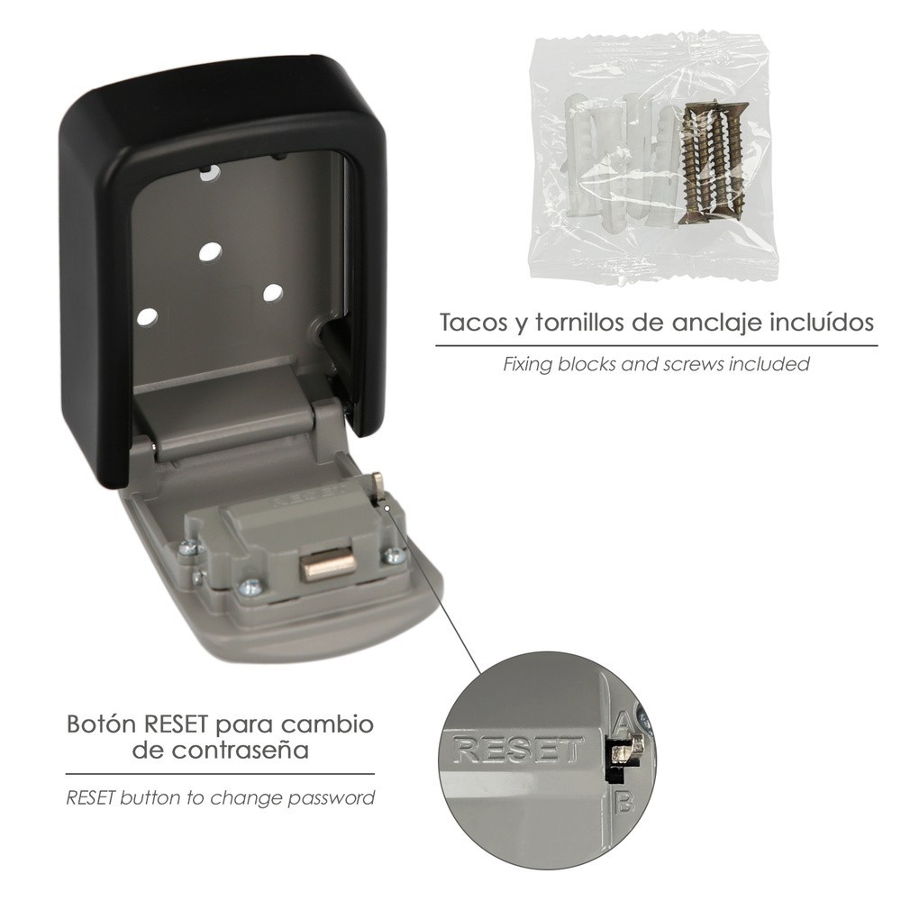 Caja De Seguridad Para Llaves Con Codigo, 4 Digitos, Llaves, De Llaves Pared, De Llaves Codigo03 al por Mayor | Almacén de Ferre