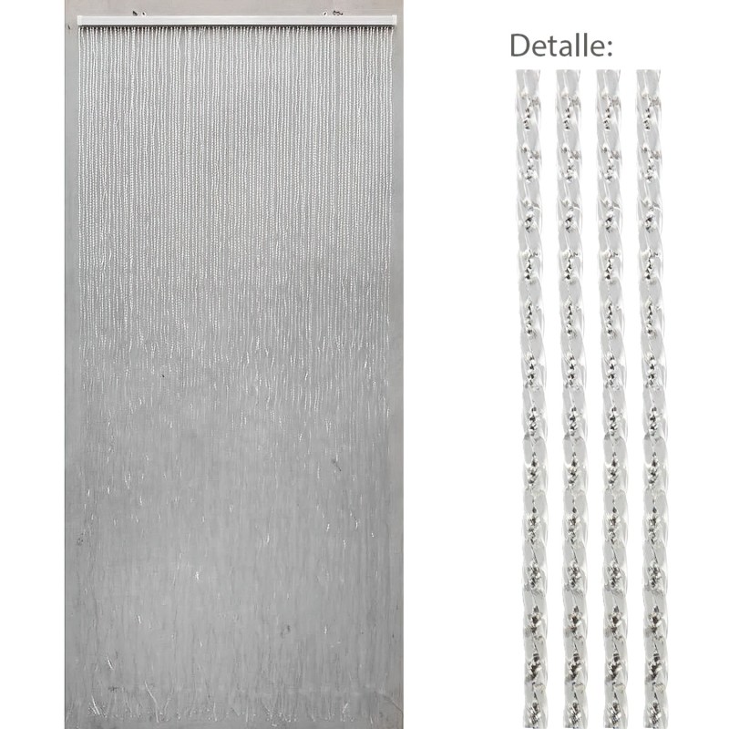 Cortina Puerta 90 Tiras PVC 90x200 cm,