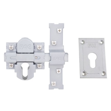 Cerrojo Fac 311-l/ 80 Plata Sin Cilindro