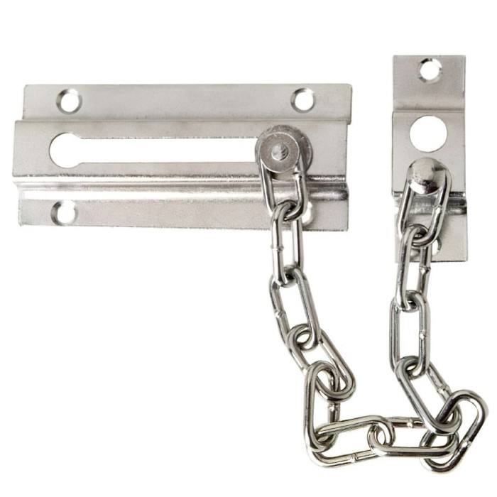 Cadena Seguridad Puerta Plateada (Blister 1 Pieza) al por Mayor | Almacén de Ferretería