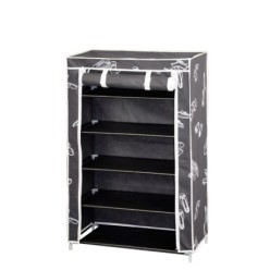 Zapatero Plegable Tela TNT 61x30x90 cm,